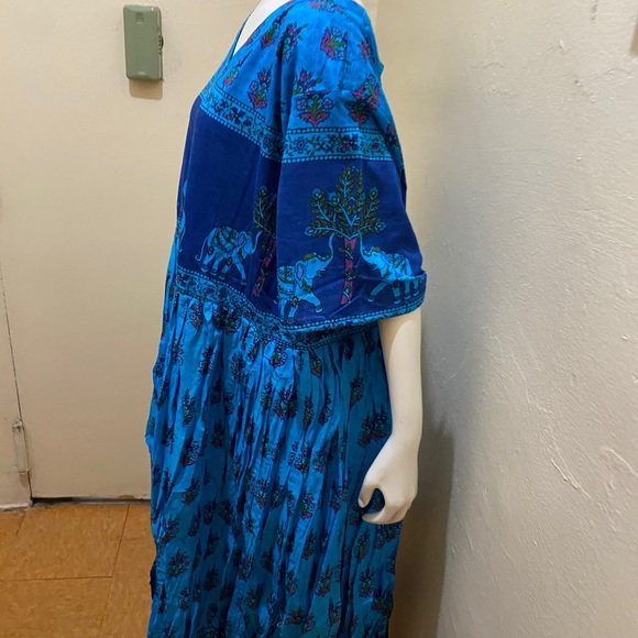 Blue Blouse (Elephant style) - Picture 3 of 4